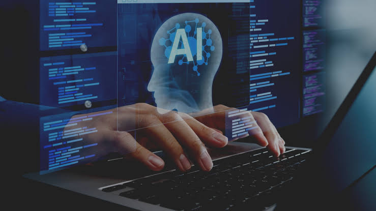 AI-assisted development on a laptop