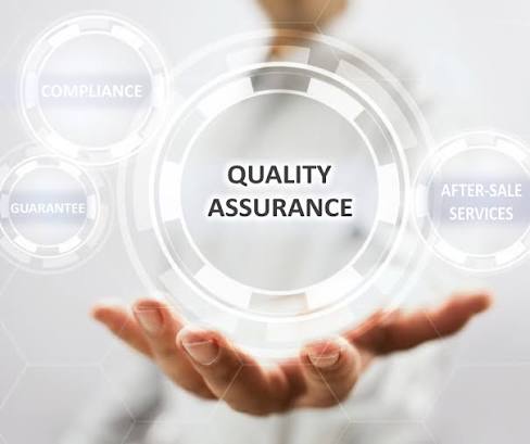 Quality assurance, compliance and guarantee concept