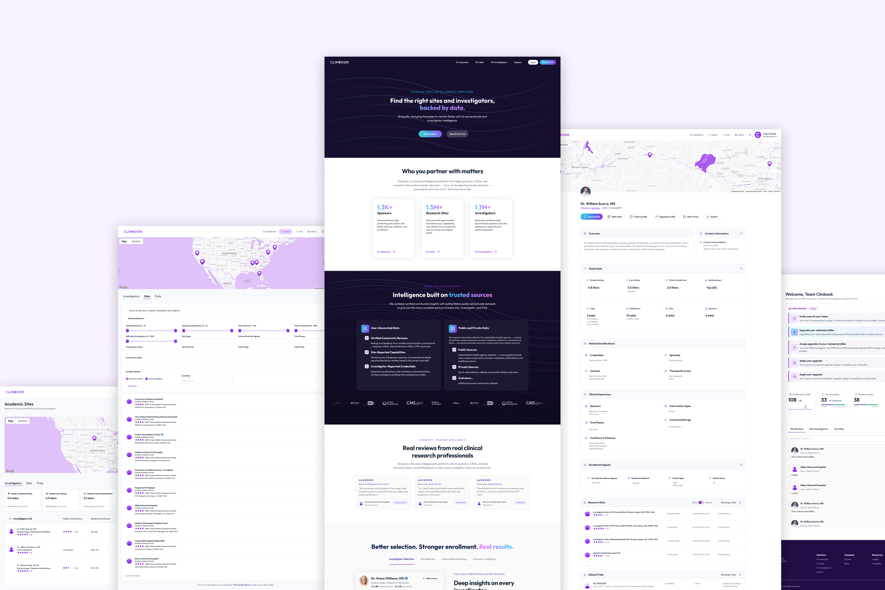 Clinbook project screenshot