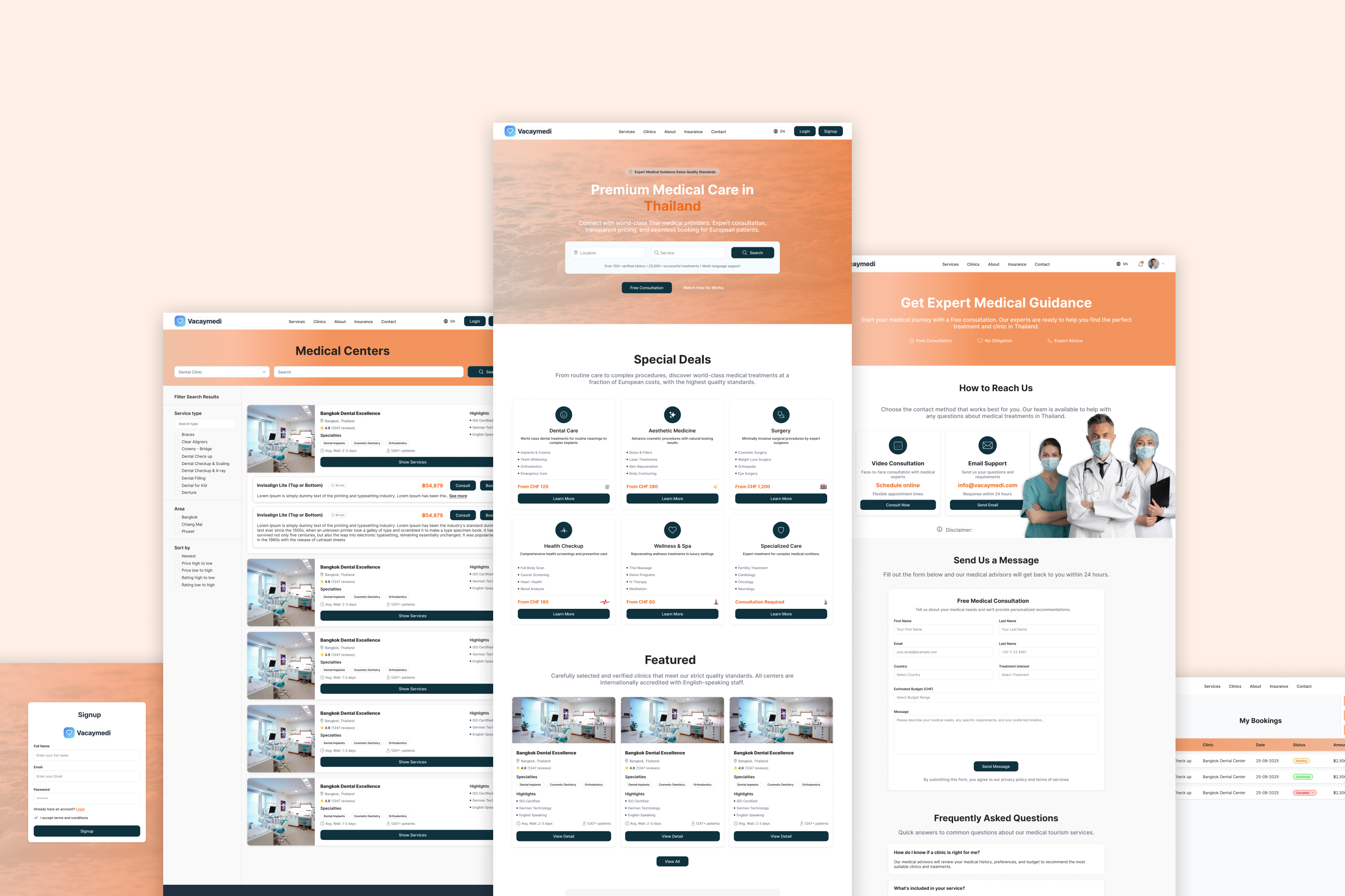 VacayMedi project screenshot